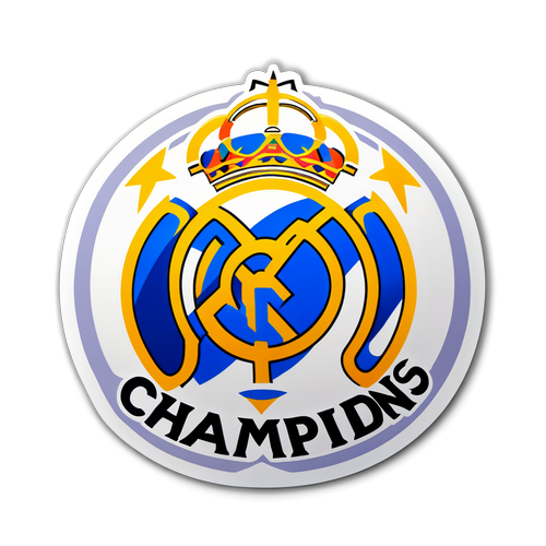 Real Madrid's Emblematic Glory: 'Champions Rise' with Soccer Ball Centered!