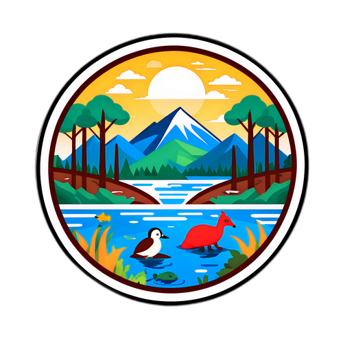 生態水庫環境保護貼紙