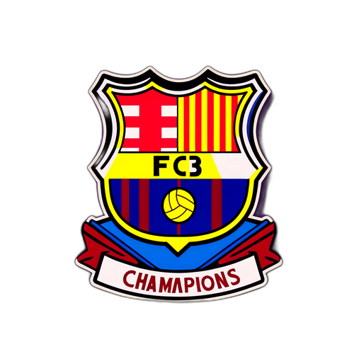 Sticker Camp Nou: Rumah Juara