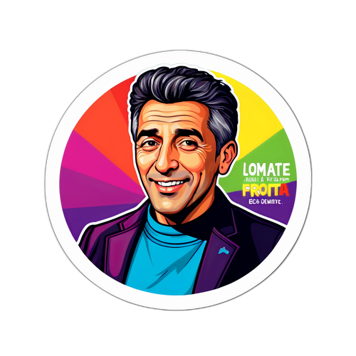 Sticker Divertido de Alexandre Frota com Citação Famosa