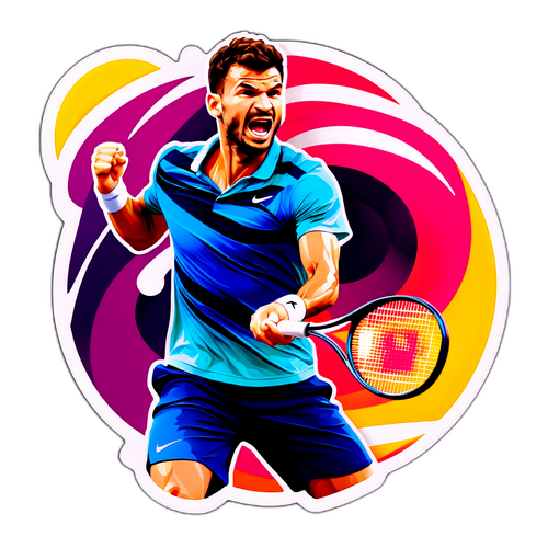 Grigor Dimitrovin energinen pelityyli