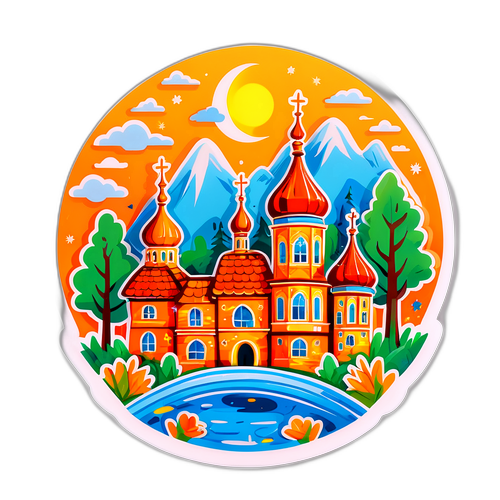 Дизайн наліпки з дитячими малюнками Ніжина