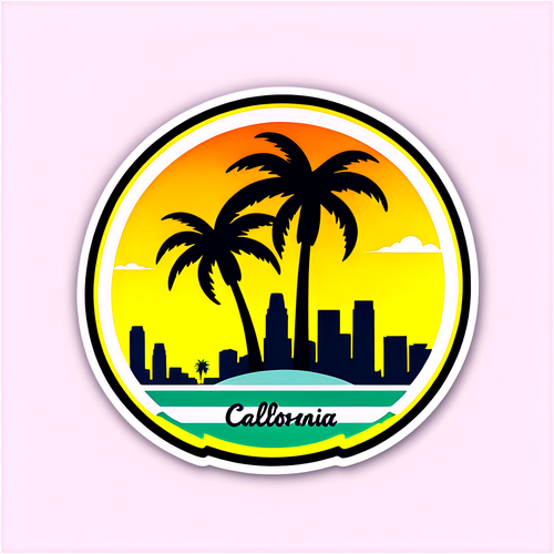 California Dreamin' Sticker