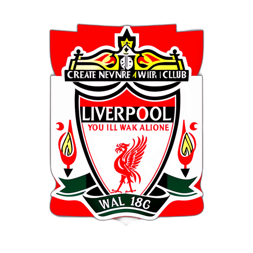 สติกเกอร์ลิเวอร์พูล คุณจะไม่เดินเพียงลำพัง