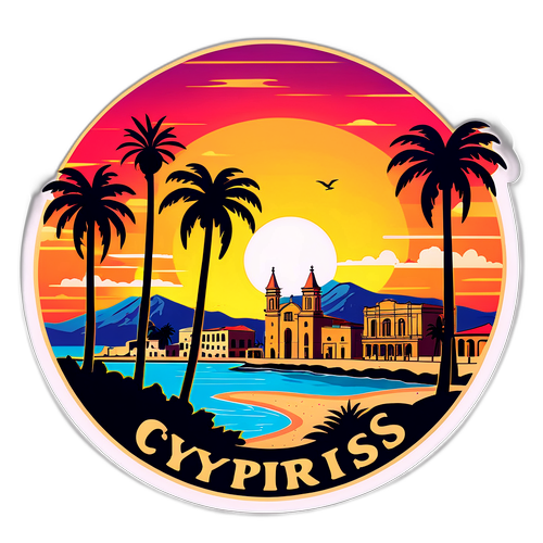 Napsütés panoráma Ciprusról