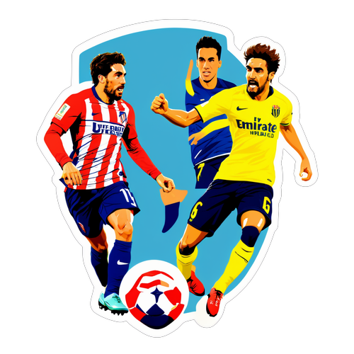 Atletico Madrid ve Villarreal Kapışması: Unutulmaz Bir Maç İçin Hazır Mükemmel Sticker!