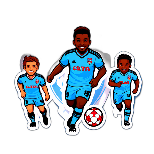 สติกเกอร์สร้างแรงบันดาลใจสำหรับ Celta Vigo featuring นักฟุตบอลที่น่าสนใจ