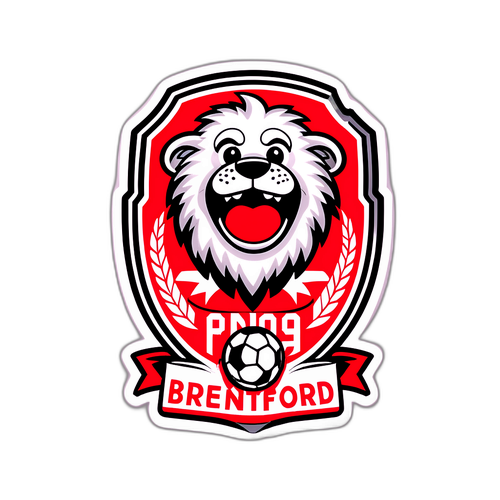 Sticker Mascot Brentford FC