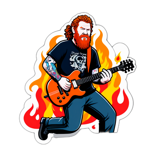 Sticker ng Karakter ni Brent Hinds