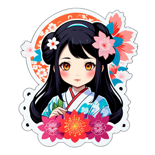 月之姬主題貼紙