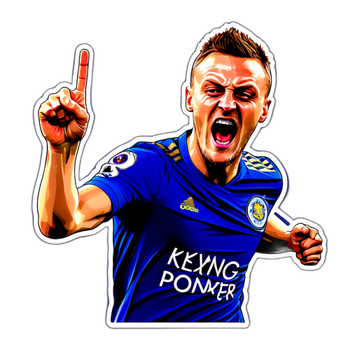 Jamie Vardy'nin Kutlama Anı