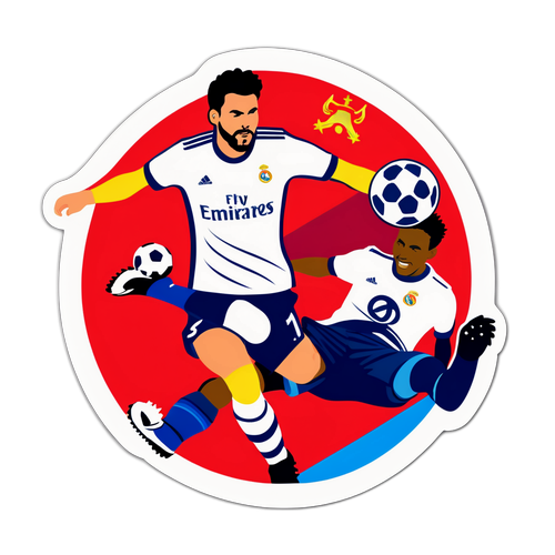 Stiker Pertandingan Seru Madrid vs RB Salzburg