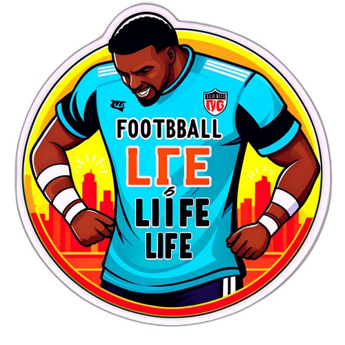 Stiker Motivasi 'Football is Life'
