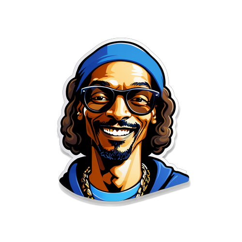 Sticker stilizat cu Snoop