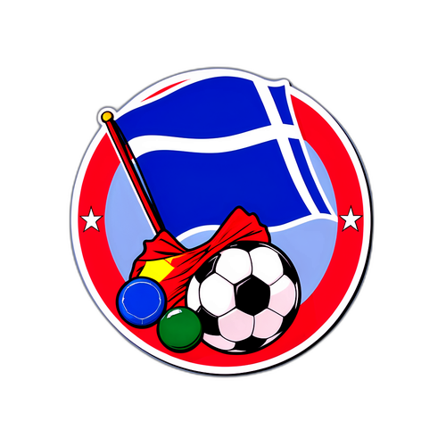 A Rangers–Aberdeen mérkőzés emlékére készült matrica