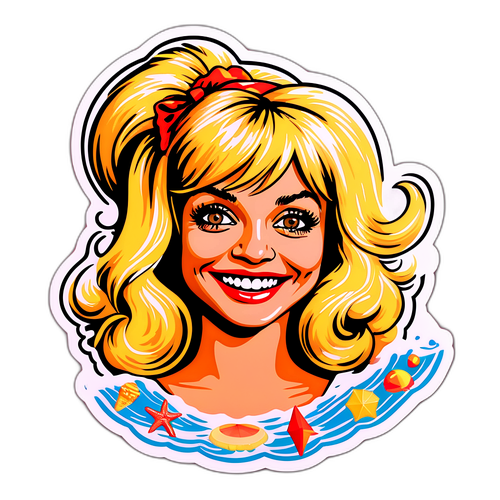 Venskabelig klistermærke med Goldie Hawn