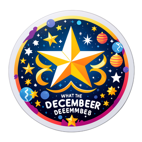 Стикер со знаком Зодиака "Что говорит звезда 8 декабря?"