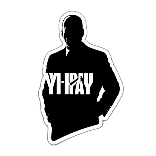 Minimalist Silhuet af Bruce Willis