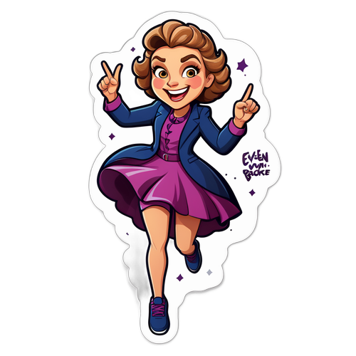 Diseño de sticker de Evelyn Von Brocke