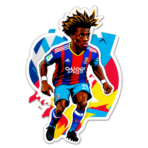 Lyon'un Renkleri ve Wilfried Zaha'nın Büyüsü: Sokak Sanatının Futbolla Buluştuğu Sticker!