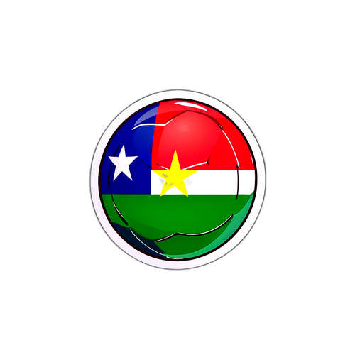 Sticker Bóng Đá Quốc Gia Chile và Bolivia