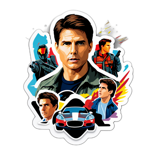 Collage ng mga Papel ni Tom Cruise