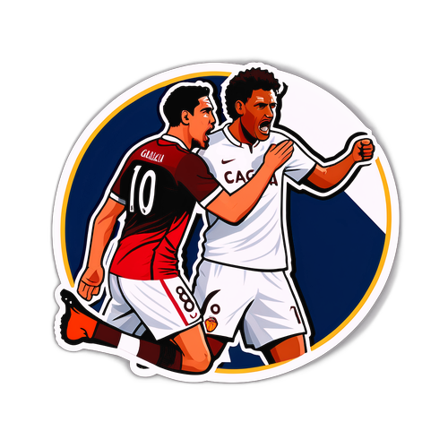 Стікер моменту матчу Рома проти Кальярі