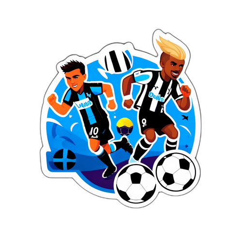 Spennende Newcastle vs Tottenham klistremerke