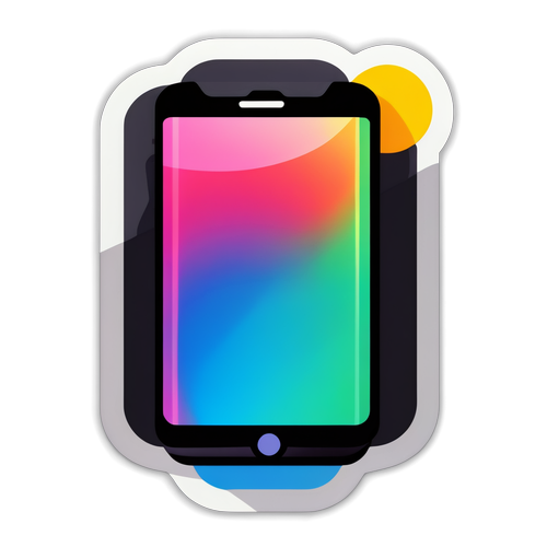 Яркий значок с iPhone 18.5