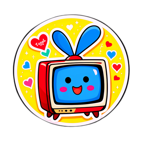 24時間テレビ寄付活動を表現する心温まるメッセージステッカー