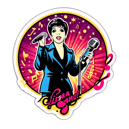 Adesivo Retrò di Liza Minnelli