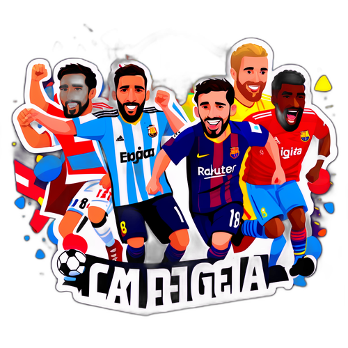 Wachezaji Maarufu wa La Liga Wakisherehekea Goli