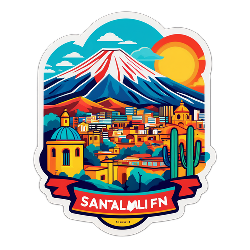 Santa Fe and Medellín Fusion Sticker