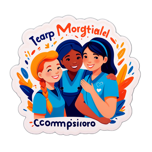 Motiverende klistremerke for omsorgsarbeidere