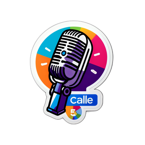 Sticker Vibrante per Canale 5