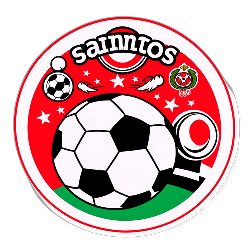 Stiker Pertandingan Santos vs Internacional
