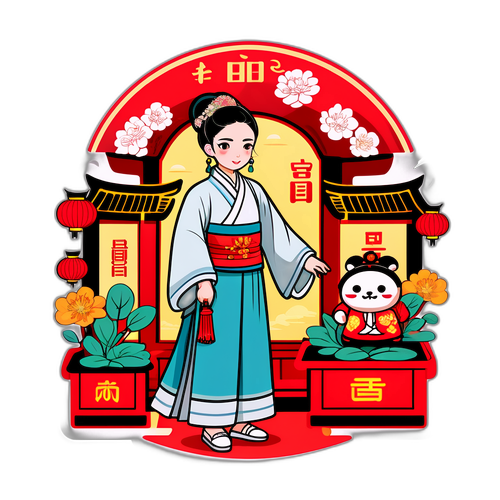 保护传统文化的汉服店主事件贴纸