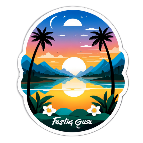 Stiker Inspirasi 'Niat Ganti Puasa'