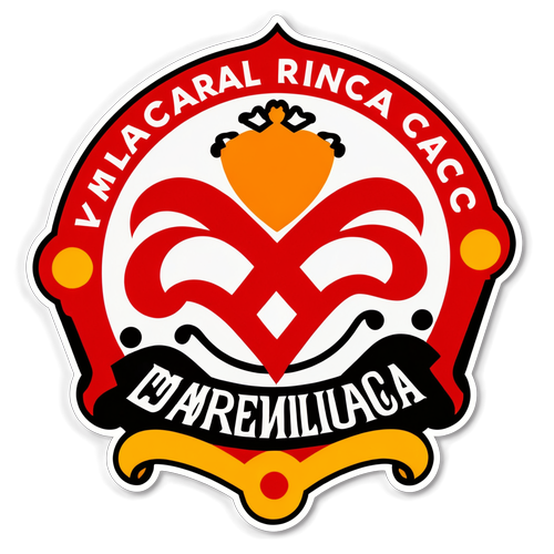 Diseño de un sticker con el logo de YMLacaral Rinca CACC