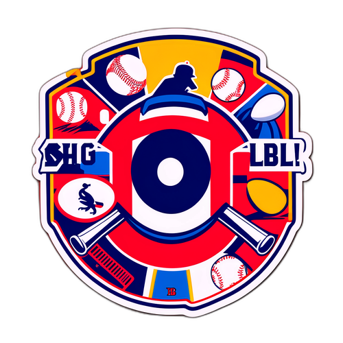 메이저 리그 야구 유머 스티커