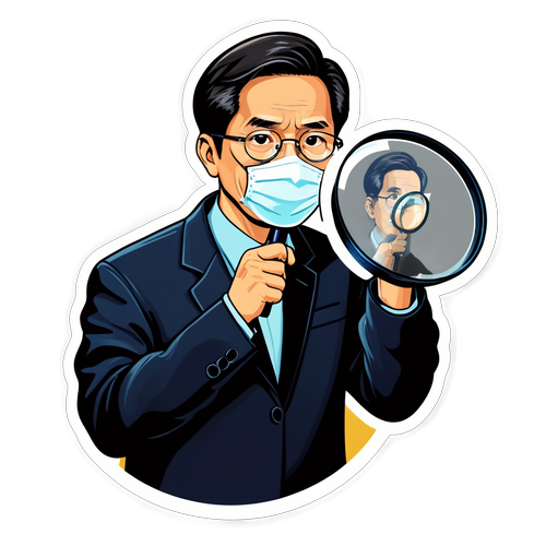 台湾官员认真调查照片