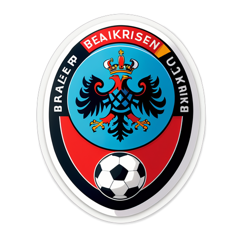 Stiker Memukau Bayer Leverkusen: Logo dan Grafis Sepak Bola Bergerak di Latar Belakang Stadion!