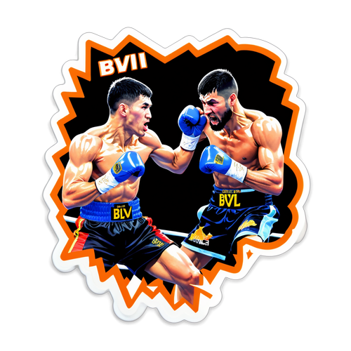 Bivol vs Beterbiev Fight Sticker