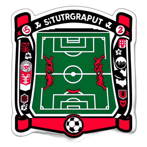 Biểu tượng bóng đá kết hợp Stuttgart và St. Pauli