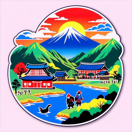 富山県の伝統祭りと自然の風景