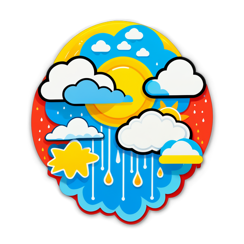 今日天氣主題貼紙