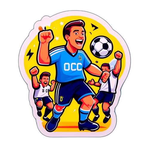 ת sticker עם הומור על הימורי כדורגל