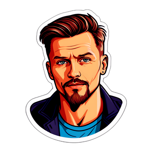 Stylový nálepka Lukáše Vaculíka