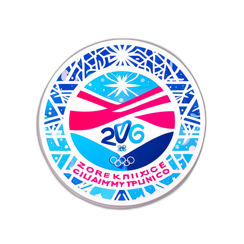 Autocollant pour le programme féminin des Jeux Olympiques d'hiver 2026