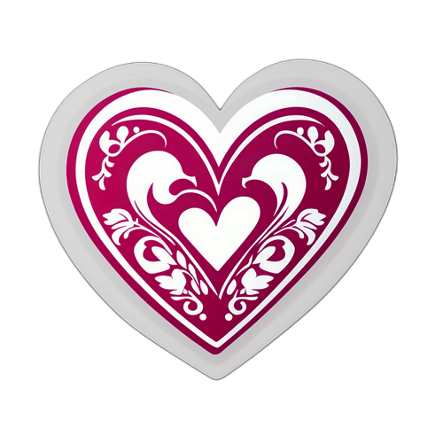 His en Hers Hart Sticker